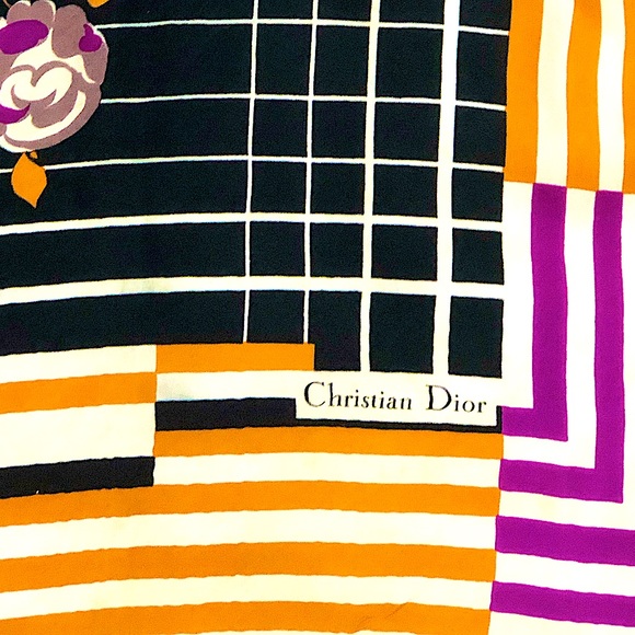 Dior Accessories - CHRISTIAN DIOR silk scarf